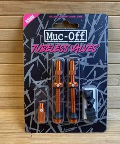 Muc-Off Muc Off Tubeless Valve Kit Ventile 60mm Orange