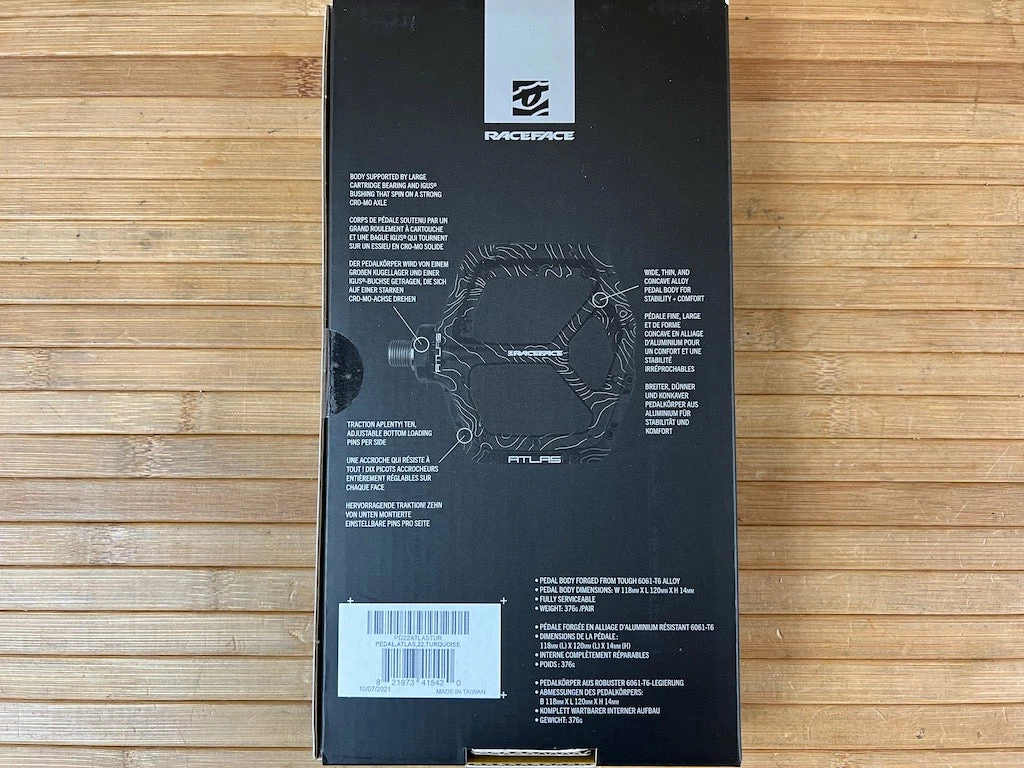 Race Face Atlas 2022 Türkis Plattformpedale / Pedale 6 Race Face Atlas 2022 Türkis Plattformpedale / Pedale – Bild 6