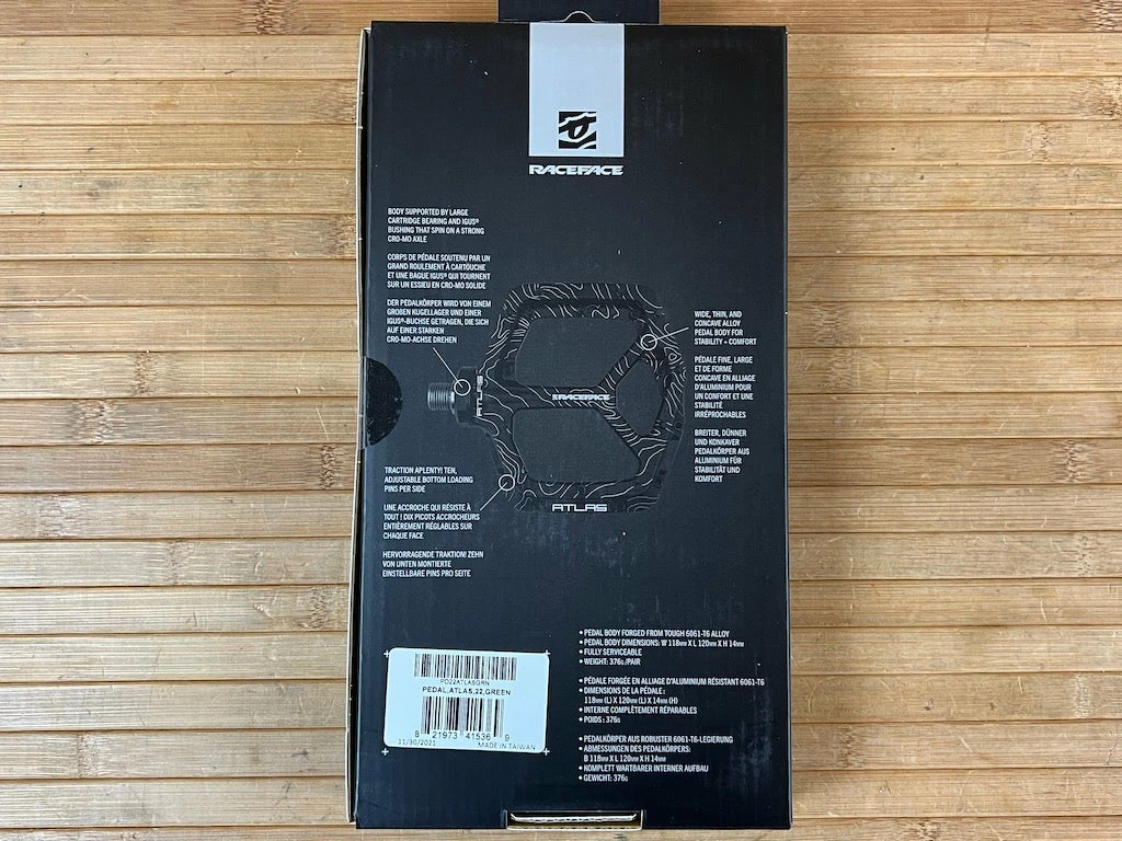 Race Face Atlas 2022 Green Plattformpedale / Pedale 6 Race Face Atlas 2022 Green Plattformpedale / Pedale – Bild 6