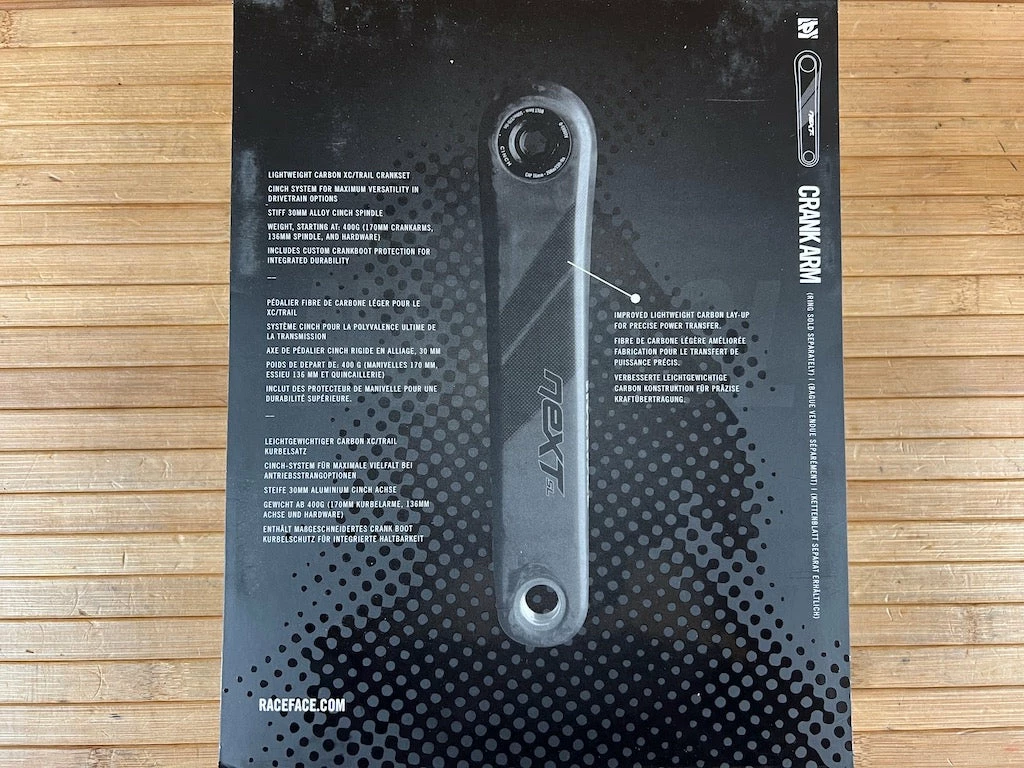 Race Face Next SL Carbon Kurbelset 175mm 68/73mm Black 8 Race Face Next SL Carbon Kurbelset 175mm 68/73mm Black – Bild 8