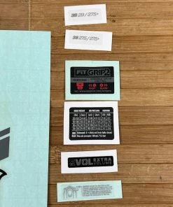 Fox Decal Kit 38 2021 F-S Black Logo / Shiny Orange -Federung Verkäufe 2022 IMG 6980