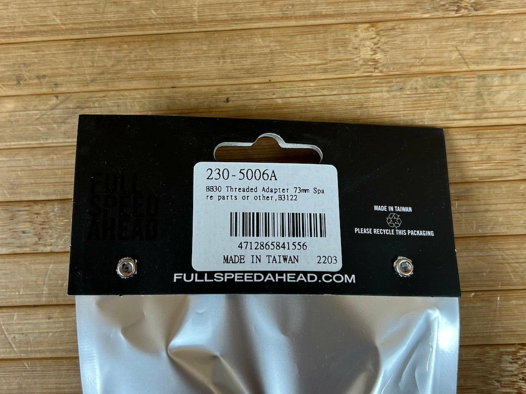 FSA BB30 Adapter 73mm Auf BSA / Threaded 9 FSA BB30 Adapter 73mm Auf BSA / Threaded – Bild 9