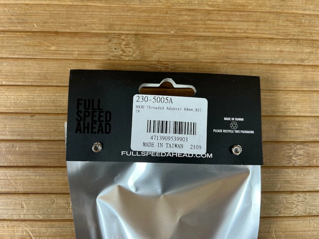 FSA BB30 Adapter 68mm Auf BSA / Threaded 3 FSA BB30 Adapter 68mm Auf BSA / Threaded – Bild 3