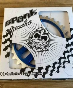 Spank Tweet Tweet BMX Kettenblatt Blue 28T -Federung Verkäufe 2022 IMG 7205 scaled