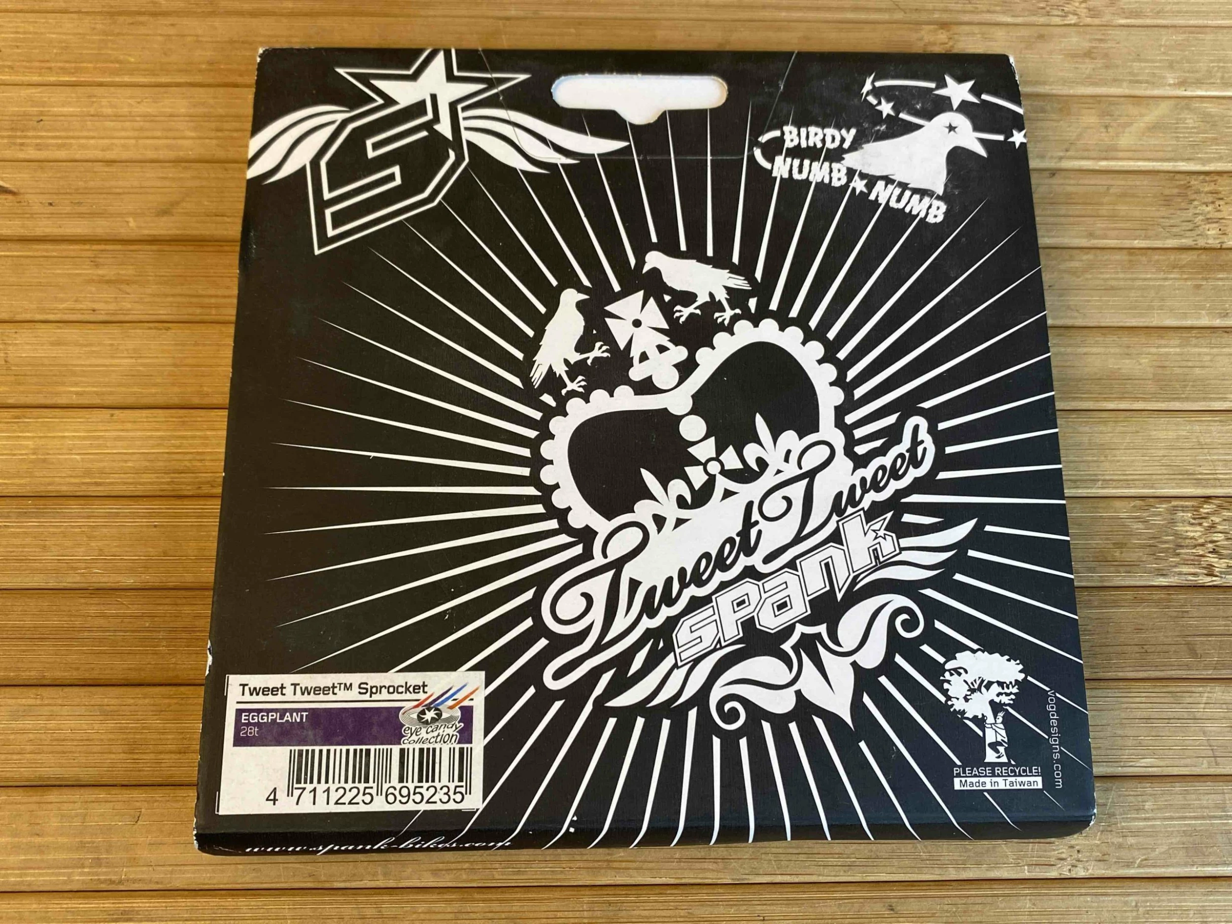 Spank Tweet Tweet BMX Kettenblatt Purple 28T 5 Spank Tweet Tweet BMX Kettenblatt Purple 28T – Bild 5