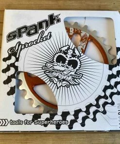 Spank Tweet Tweet BMX Kettenblatt Orange 28T -Federung Verkäufe 2022 IMG 7215 scaled