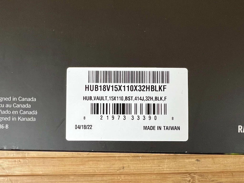 Race Face Vault VR Nabe Boost 110x15 32 Loch Schwarz 5 Race Face Vault VR Nabe Boost 110x15 32 Loch Schwarz – Bild 5