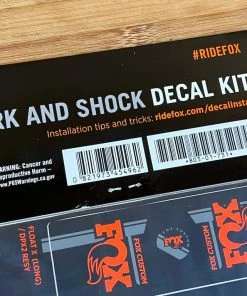 FOX Decal Kit Dekorbogen 2021 Custom Factory Orange -Federung Verkäufe 2022 IMG 7720 7a19a62d 5740 454c ab09 71ab9b4d4286