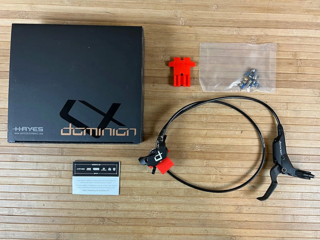 Hayes Dominion T4 Black Bremse VR / Front 1 Hayes Dominion T4 Black Bremse VR / Front