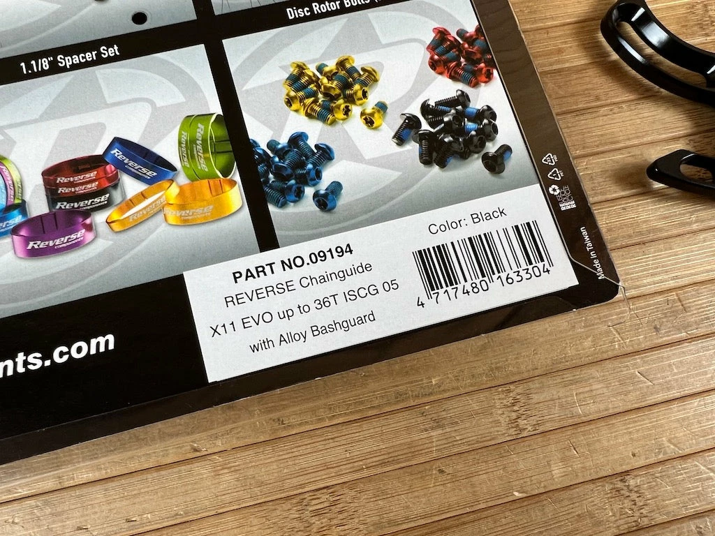 Reverse X11 EVO 28-36T ISCG 05 Kettenführung Schwarz 2 Reverse X11 EVO 28-36T ISCG 05 Kettenführung Schwarz – Bild 2