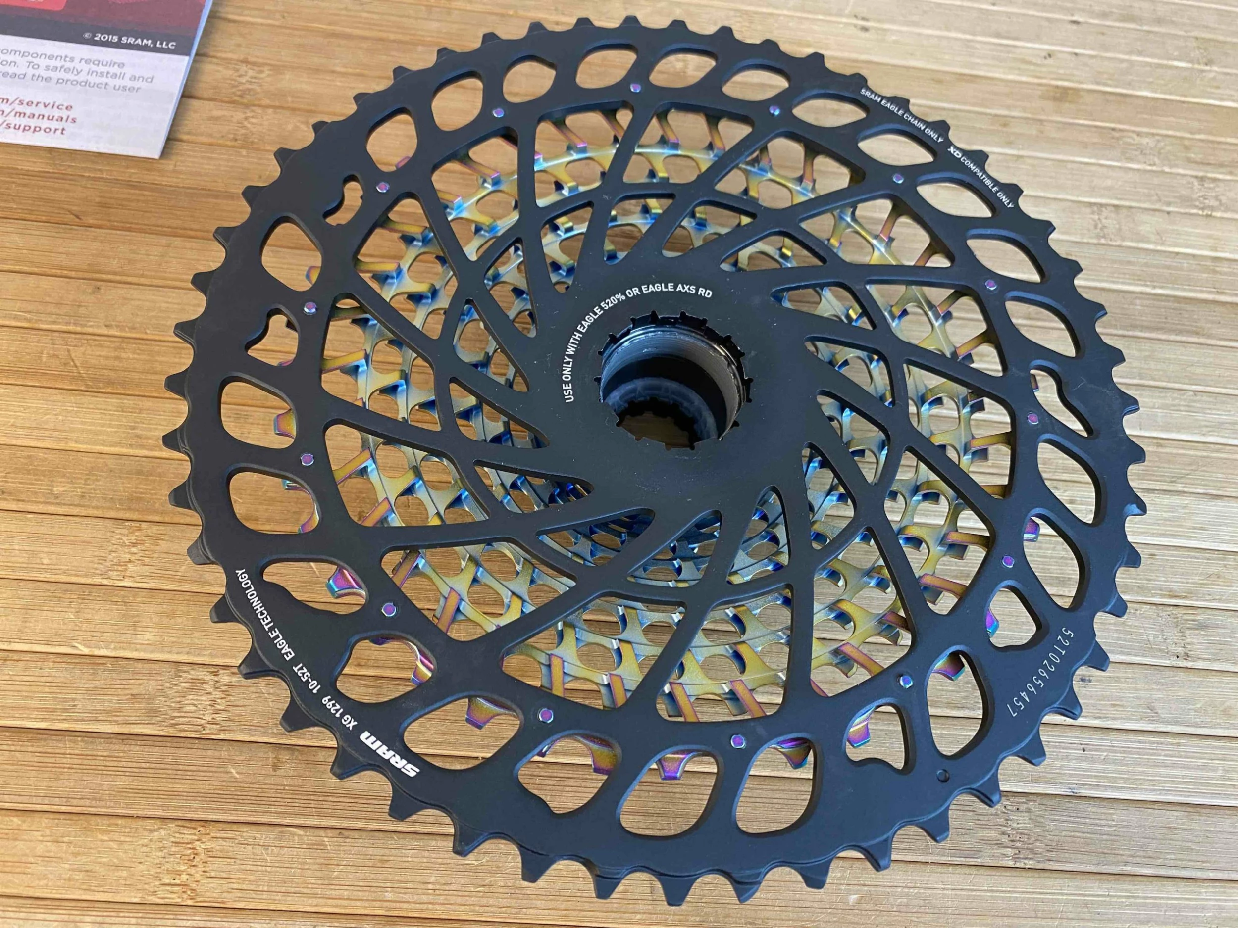 SRAM XX1 Oilslick Kassette XG-1299 10-52T 12-fach Eagle 3 SRAM XX1 Oilslick Kassette XG-1299 10-52T 12-fach Eagle – Bild 3