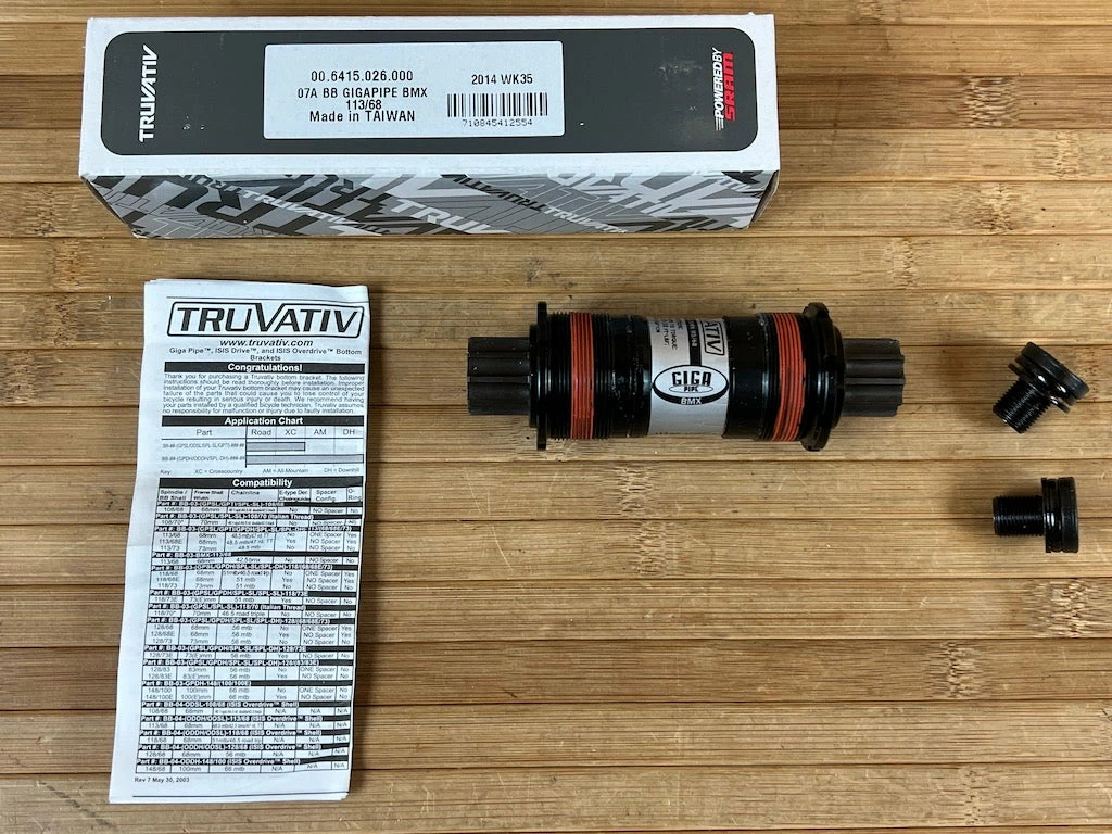 Truvativ Gigapipe Innenlager Team BMX 1 Truvativ Gigapipe Innenlager Team BMX