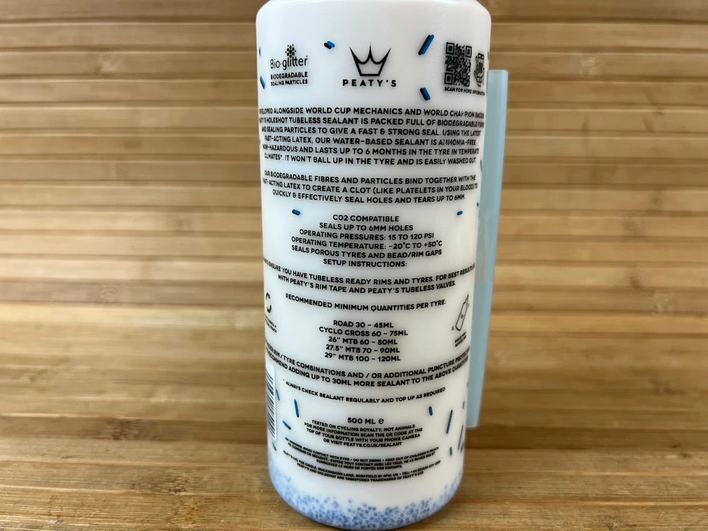 Peaty's Holeshot BioFibre Tubeless Tire Sealant 500ml Dichtmilch 3 Peaty's Holeshot BioFibre Tubeless Tire Sealant 500ml Dichtmilch – Bild 3