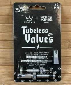 Peaty's Tubeless Ventile MK2 42mm Silver