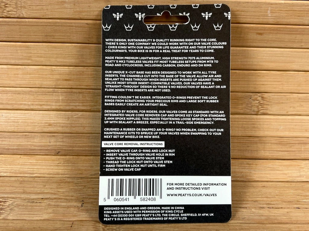 Peaty's Tubeless Ventile MK2 42mm Punch / Pink 3 Peaty's Tubeless Ventile MK2 42mm Punch / Pink – Bild 3