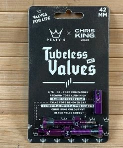 Peaty's Tubeless Ventile MK2 42mm Violet
