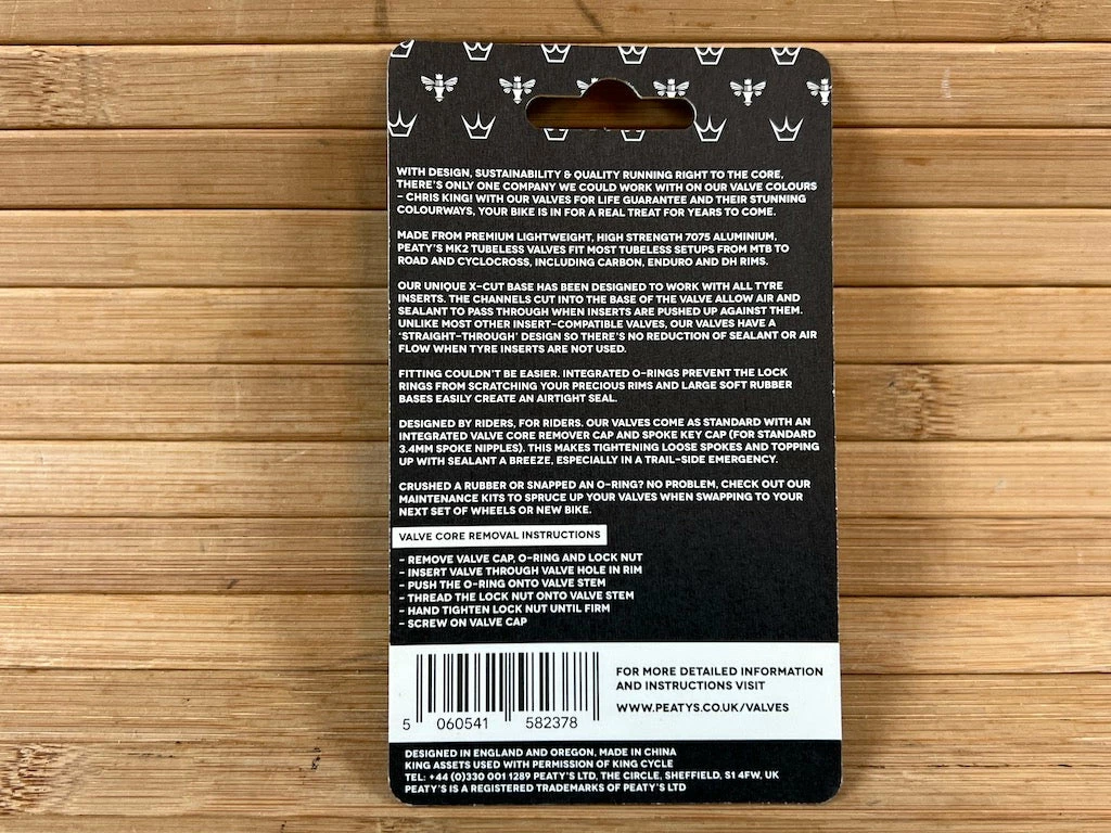 Peaty's Tubeless Ventile MK2 42mm Slate 3 Peaty's Tubeless Ventile MK2 42mm Slate – Bild 3