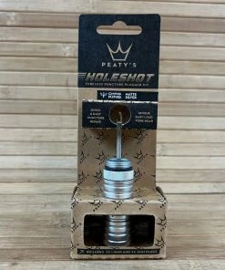 Peaty's Holeshot Tubeless Puncture Plugger Reparatur Kit Matte Silver