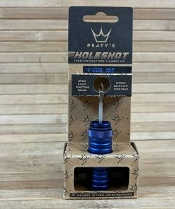 Peaty's Holeshot Tubeless Puncture Plugger Reparatur Kit Matte Navy