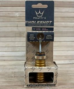 Peaty's Holeshot Tubeless Puncture Plugger Reparatur Kit Matte Bourbon