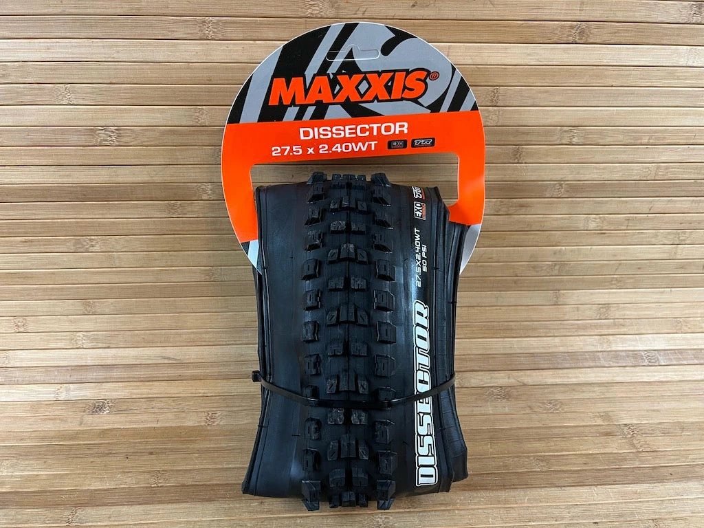 Maxxis Dissector Reifen 27.5 X 2.4 EXO TR Dual 1 Maxxis Dissector Reifen 27.5 X 2.4 EXO TR Dual