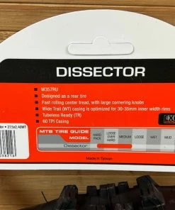 Maxxis Dissector Reifen 27.5 X 2.4 EXO TR Dual 7 Maxxis Dissector Reifen 27.5 X 2.4 EXO TR Dual -Federung Verkäufe 2022 IMG 8842 aec0eba6 b49e 46a7 b0f0 6c7a6531853c