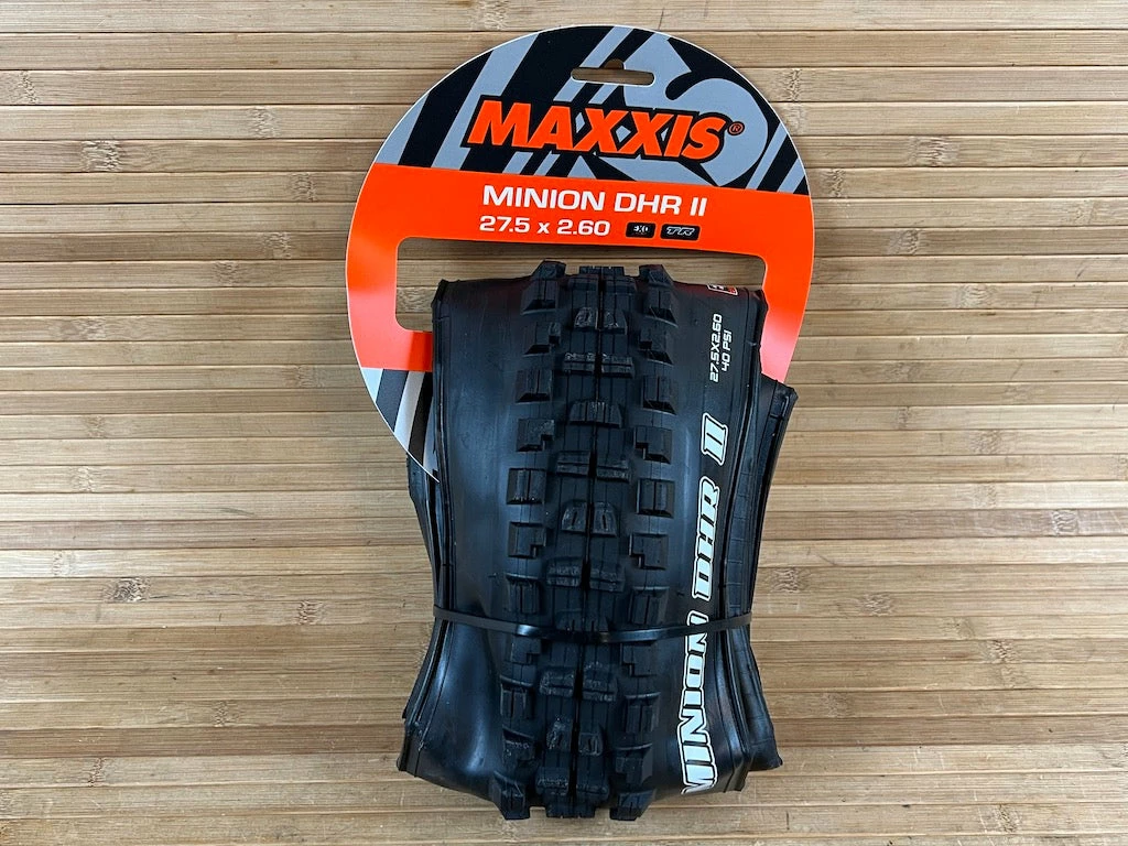 Maxxis Minion DHR II Reifen 27.5 X 2.6 EXO TR 1 Maxxis Minion DHR II Reifen 27.5 X 2.6 EXO TR