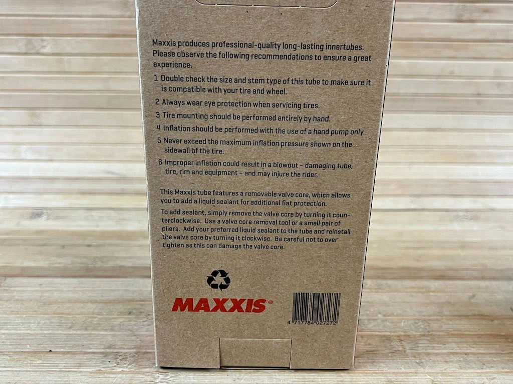 Maxxis Schlauch 24" 2.5/2.7 FV Downhill Presta 5 Maxxis Schlauch 24" 2.5/2.7 FV Downhill Presta – Bild 5