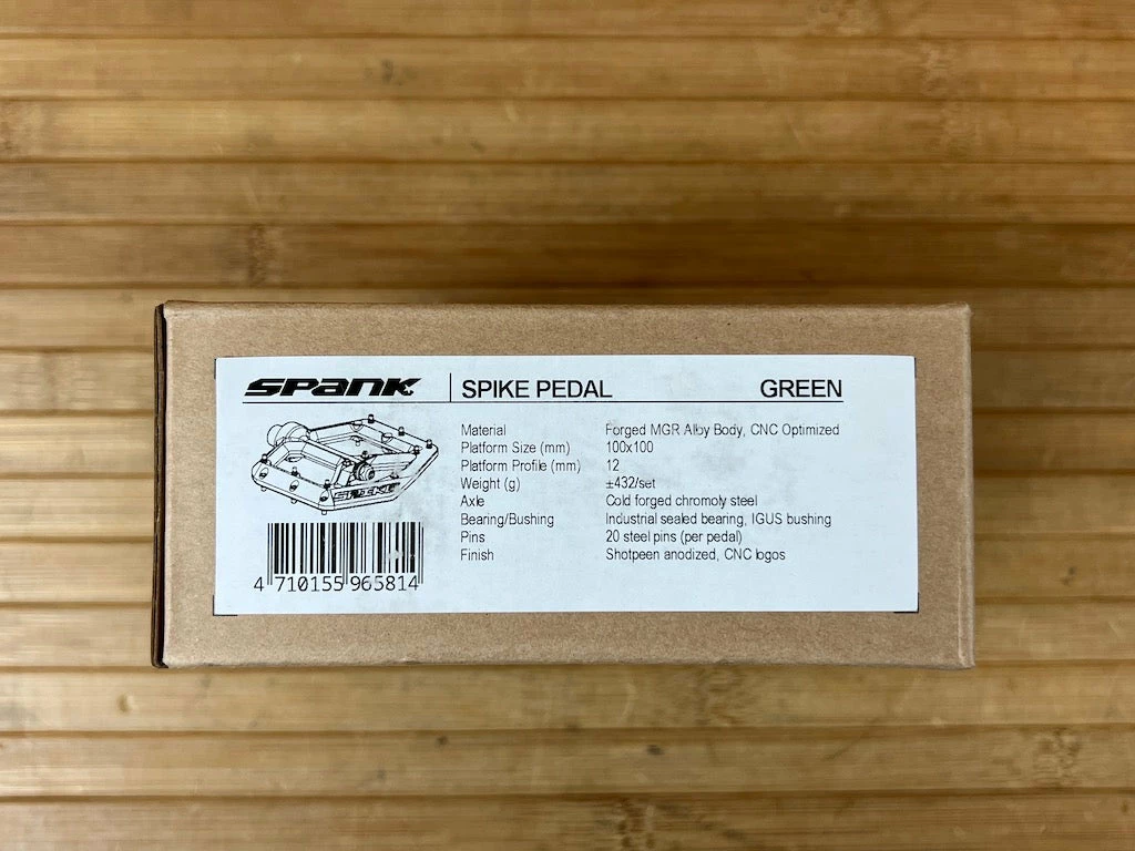 Spank Spike Reboot Pedale / Plattformpedale Green 8 Spank Spike Reboot Pedale / Plattformpedale Green – Bild 8