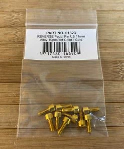 Reverse Components 10x Pedal Pins (Alu) US Für Escape Pro+Black ONE Gold